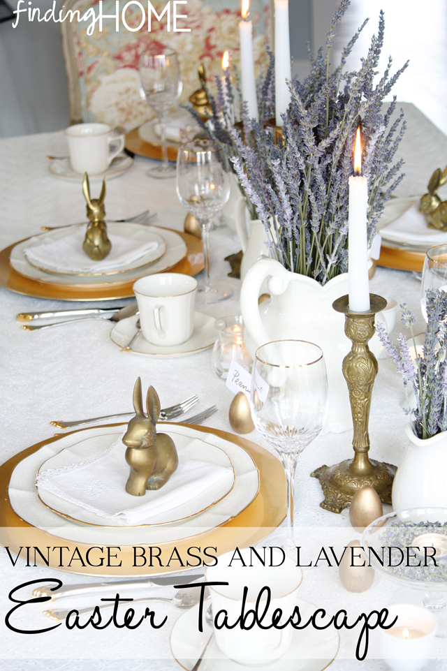 Vintage-Brass-and-Lavender-Easter-Tablescape-Table-Setting copy