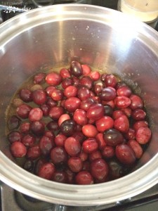 homemade cranberry sauce
