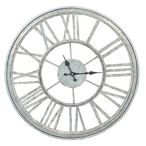 Target outdoor galvanized clock