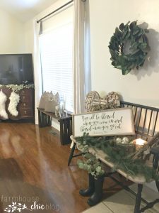 farmhouse chic Christmas home tour 2016