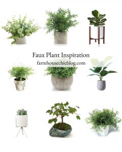Faux plant inspiration